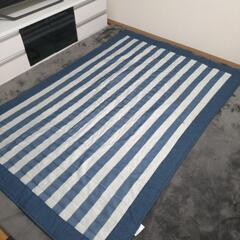お話中 used 滑り止め付き 夏用ラグ 130×190cm 取りに来てくださる方にの画像