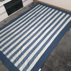 お話中 used 滑り止め付き 夏用ラグ 130×190cm 取...