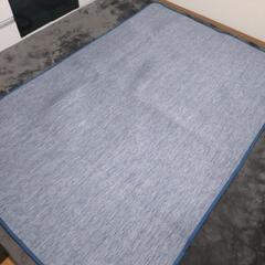 美品　滑り止め付き 夏用ラグ 130cm×190cm 取りに来て...