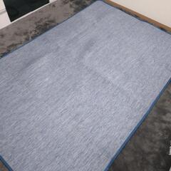 美品　滑り止め付き 夏用ラグ 130cm×190cm 取りに来てくださる方にの画像