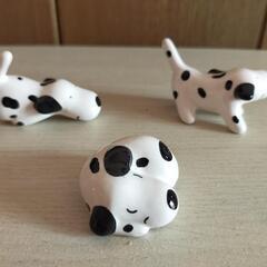 ダルメシアン　置物　箸置きの画像