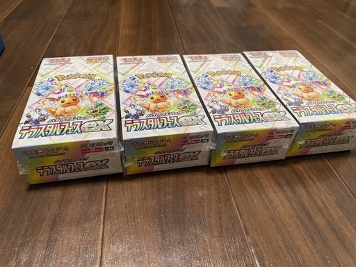 ポケモンカード テラスタルフェスexシュリンク付き未開封 4BOX