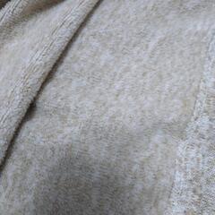 美品 裏起毛毛布 ダブルロング 180×200cm 取りに来てくださる方にの画像