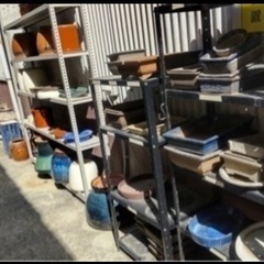 無料　陶器　大小、色形さまざまな