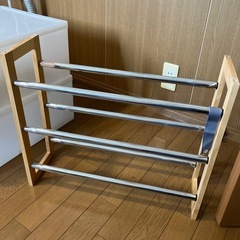 伸縮式シューズラック