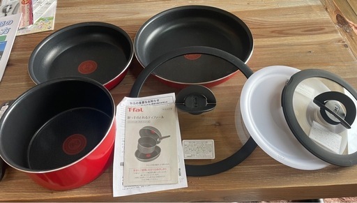 新品、未使用　T-faL 7点セット　ガス用