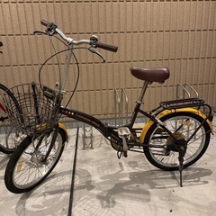 中古】折りたたみ自転車を格安/激安/無料であげます・譲ります