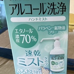 アルコール消毒　ハンドミスト