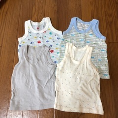 最終お値下げ😊子供服★ノースリーブシャツ5枚セット(うち1枚は半袖・コメント欄ご参照ください)の画像