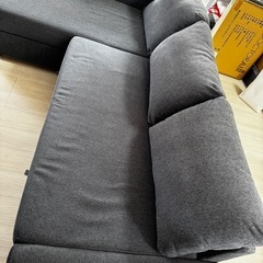 IKEA FRIHETEN フリーヘーテン ソファベッド (グレー)の画像