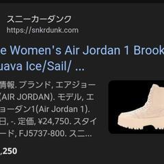 24.0/エア ジョーダン 1 ブルックリン ウィメンズブーツ / Air Jordan 1 Brooklyn Women’s Boots FJ5737-800 Guava Iceの画像