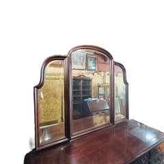 高級家具 ドレッサー Ethan Allen 化粧鏡 レトロ K05002の画像