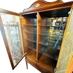 キャビネット レトロ家具 収納棚　K05003の画像
