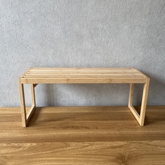 無印良品　バンブーラック1段タイプ