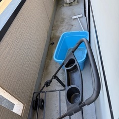 ベランダ掃除