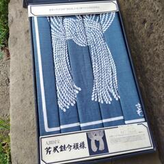 芹沢けい介模様　絵型染め美術寝装品　サイズ約55cm×59cm　...