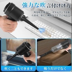 【未使用】ハンディークリーナー ブロワー 25000Pa 吸引力 LEDライト 軽量の画像