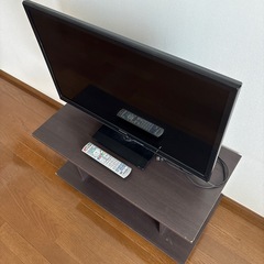 テレビとテレビ台セットの画像