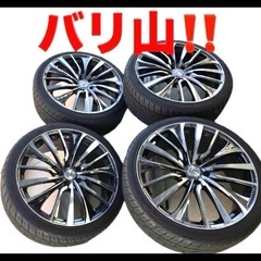 バリ山‼️4本セット　２０インチアルミホイール　アルファード  ...