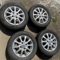 155/65R13 4穴x 100. タイヤ ホイール付 　4本セット