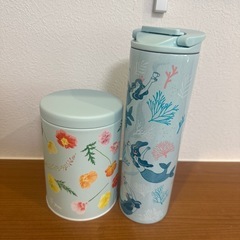 新品　キャニスターと水筒の画像
