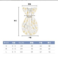 値下げ【新品未使用】スワドル 2着の画像