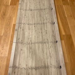 ニチベイ　木目調　手動式オーダーブラインドカーテン