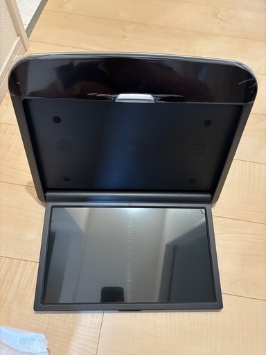 XTRONS フリップダウンモニター 14インチ 大画面 1366x768 超薄 軽 HDMI入力 1080Pビデオ対応 スピーカー内蔵 外部入力 水平開閉120度 USB（CM140HD）末使用