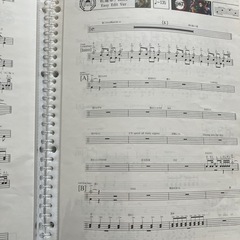 ドラム譜　たくさんの画像