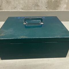 【那須町役場】手提げ金庫　昭和レトロ　アンティーク　ダイヤル　【管理番号160】の画像