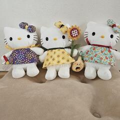 キティちゃんぬいぐるみ3つセット (さくら) 新八柱のおもちゃ