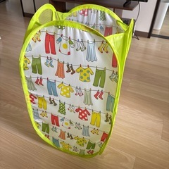 未使用品折りたたみ式ランドリーバスケット