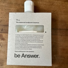 【新品未使用】 　be Answer ビーアンサー 頭皮用美容液の画像