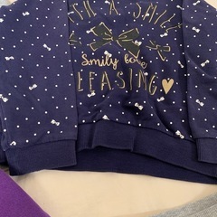 子供服　サイズ100㎝　女の子　トップストレーナー５点　サイズ　まとめ売り　おまけボトムス３点ありの画像