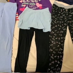 子供服　サイズ100㎝　女の子　トップストレーナー５点　サイズ　まとめ売り　おまけボトムス３点ありの画像