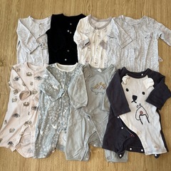 ベビー服 50・60・70cm カバーオール 8着