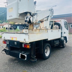 三菱　キャンター　高所作業車　平成18年　8.6万キロ車検あり　地上高9.9mの画像