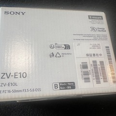 【美品】SONY ZV-E10L/BQ パワーズームレンズキット ブラック の画像