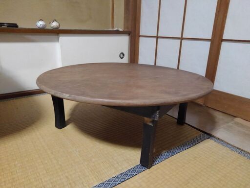 廃材制作】ちゃぶ台60cm - ラム工房 | minne 国内最大級の