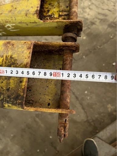 中古フォークリフト延長爪