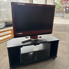 AQUOS26インチ液晶テレビ　テレビ台セット