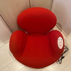 エアリーシェイプ　マッサージチェア 赤　骨盤矯正　ダイエット　エ...