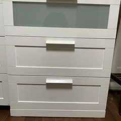 IKEAイケア　BRIMNES ブリムネス チェスト（引き出し×3）