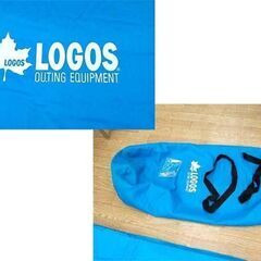 訳あり LOGOS セルフインフレートマット デュオ 幅135×長さ187×厚み3～5cm ブルー×グレー エアマット ダブル アウトドア キャンプ ロゴス 札幌市 清田区 平岡の画像