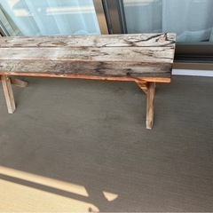 木製ベンチ