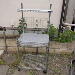 メタルラック（パソコンデスク）
