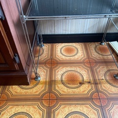 4段　キッチンラック・強化ガラスH175✖️W56.5✖️Ｄ40の画像