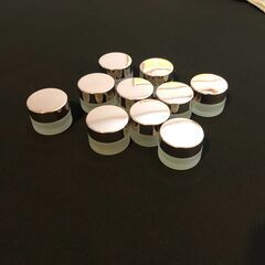 化粧品サンプル入れ5gジャー10個 中蓋付きの画像