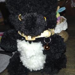 🤗アルン🪽黒い🐻、🐰のぬいぐるみ‼️の画像