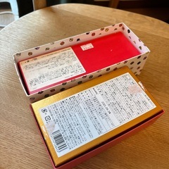 チョコレートの箱　2個の画像